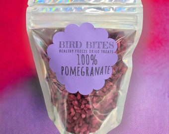 100% Pomegranate - 1/2 Cup - Bird Bites Healthy Freeze Dried Treats