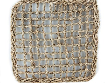 10x10 Seagrass Mat- Bird toys and parrot toy making parts