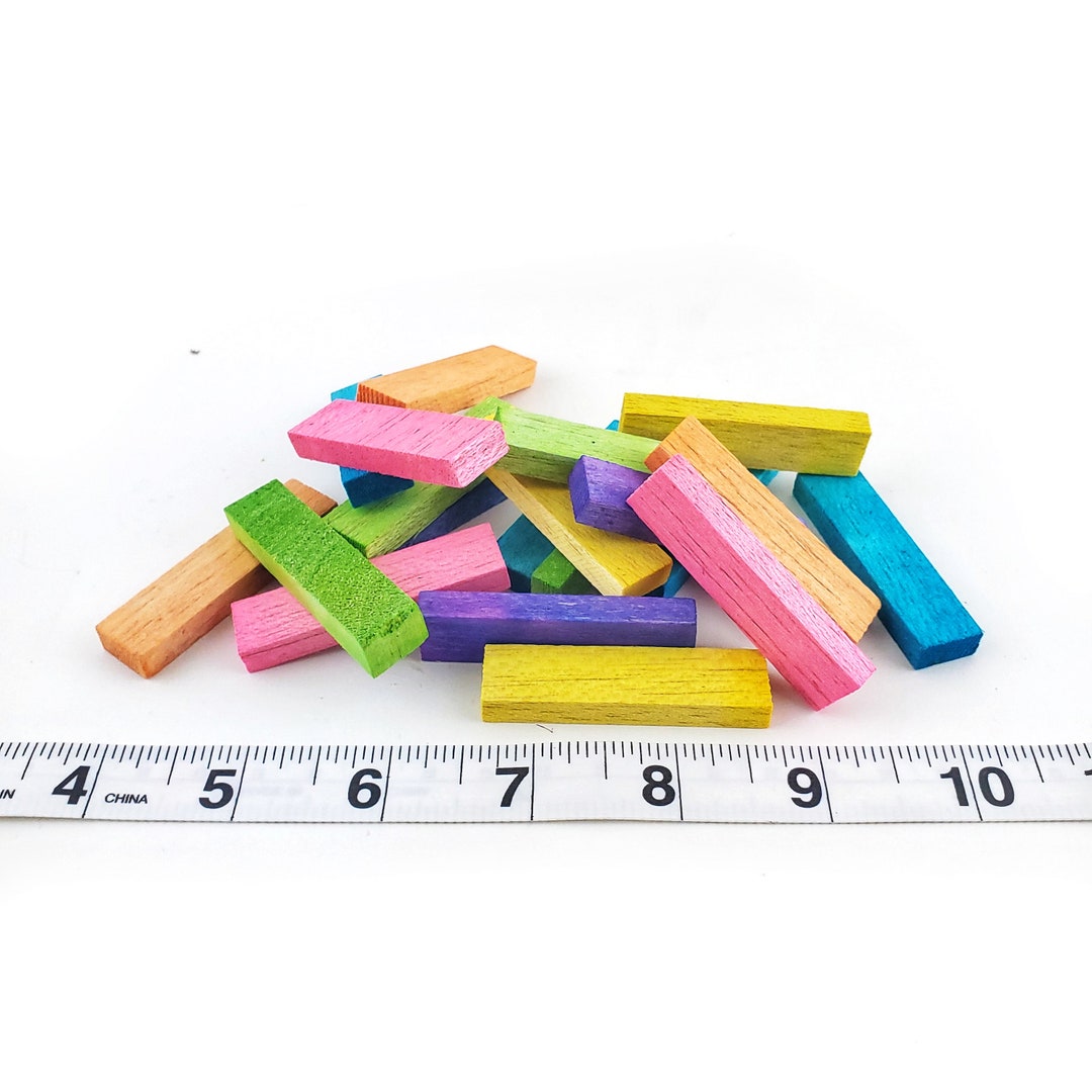 2 Inch Balsa Wood Sticks - Bird & Small Pet Toys - 20 Pack - Etsy