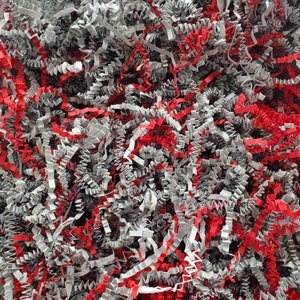 African Grey Bird Blend Crinkle Paper - 2 oz - Bird Safe Paper Shreds - Bird toy parts, parrot toy making