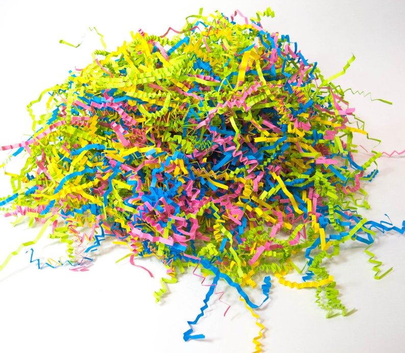 2 Oz Bright Blend Crinkle Paper Stuffing for Bird Toys Etsy