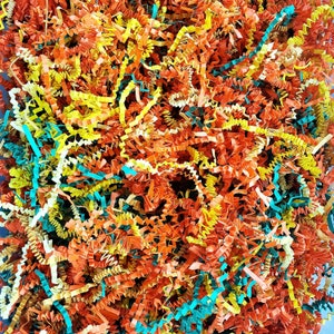 Sun Conure Bird Toy Crinkle Paper: Non-Toxic Parrot Enrichment (2 oz)