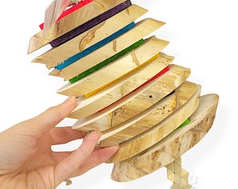 Big Boy Yucca Toy - Giant Yucca Slices and Pine Wood Bird Toy