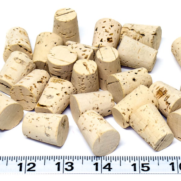 Small Cork Refills - 25 Qty - Crafting Stoppers - Parrot Toys and Bird Toy Parts by A Bird Toy