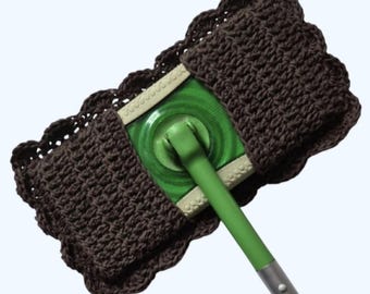 Eco Friendly Organic Reuseable Cotton House Cleaner Mop Cover-Brown