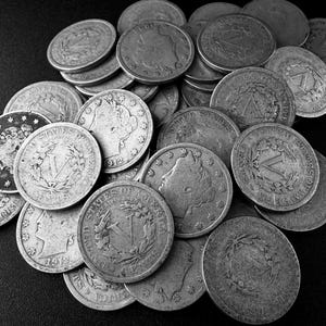 Assorted Liberty Nickels with Dates, Great Condition, V Nickel