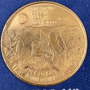 Apollo 11 Commemorative Coin, NASA First Moon Landing