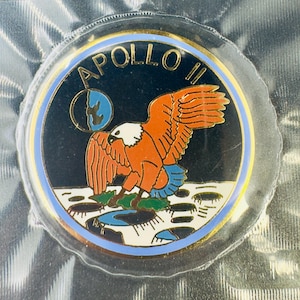 Apollo 11 Commemorative Coin, First Manned Landing on Moon Metal