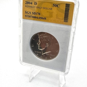2024 D Kennedy Half Dollar, Beautiful Slab Coin, SGS MS70 - FREE SHIPPING