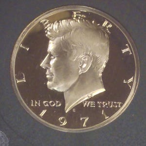 1971-S Kennedy 50c CAMEO Proof70 Half Dollar
