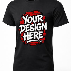 Custom DTF Printed T-Shirt: Upload Your Design - Bella+Canvas 3001