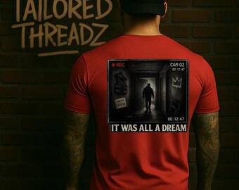 It Was All a Dream Shirt • Mystery VHS Tape Graphic • Streetwear Horror