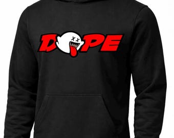 Dope Ghost Hoodie, Funny Streetwear Graphic Hoodie