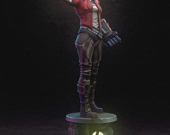 Vi - Arcane - Handmade Figure/Statue,3D Printed,Painted,Multicolor,dekor,3D printed Resin Model Kit