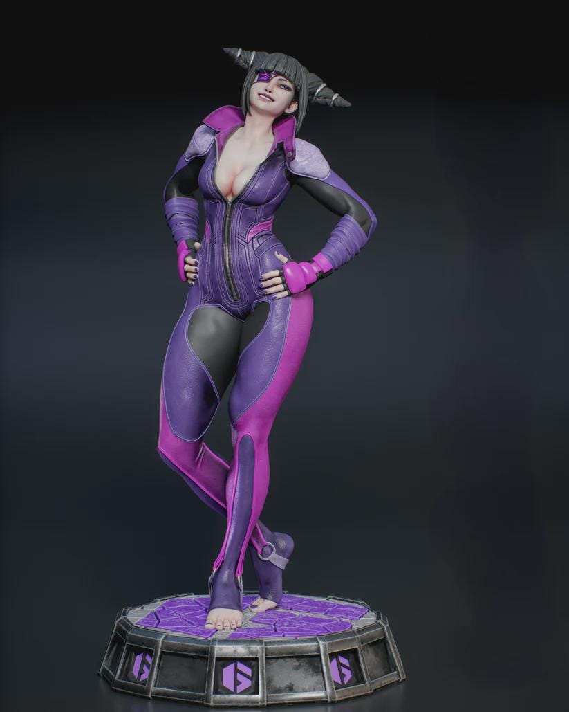 Street fighter juri figure - Etsy 日本