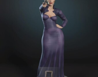 Xenia Onatopp - Goldeneye Figure/Statue,3D Printed,Painted,handmade