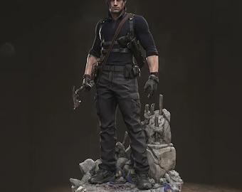 Leon Scott Kennedy - Resident Evil  Figure/Statue,Painted,handmade