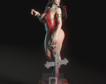 Vampirella- Figure/Statue,3D Printed,Painted,handmade