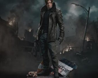 Leon Scott Kennedy - Resident Evil Figure/Statue,Painted,handmade