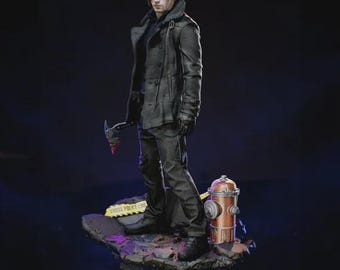 Leon Scott Kennedy - Resident Evil  Figure/Statue,Painted,handmade