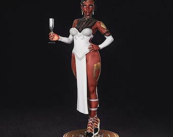 Mel Medarda Arcane - League of Legends- Handmade Figure/Statue,3D Printed,Painted,Multicolor,dekor,3D printed Resin Model Kit