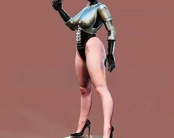Robocop Female -Figure/Statue,3D Printed,Painted,handmade