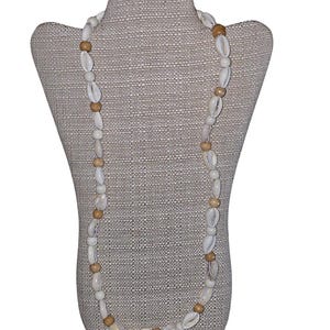 Cowrie Shell Beaded Necklace