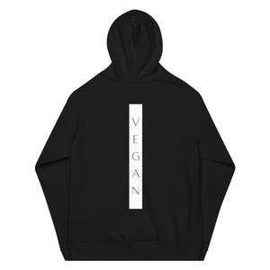 VEGAN - Vegan Unisex Eco Hoodie | Eco-Friendly Organic Cotton hoodie| Vegan Streetwear (dark)