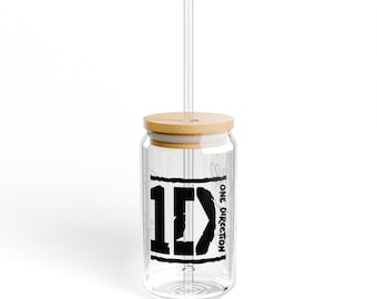 One Direction Replicated Signature Sipper Glass