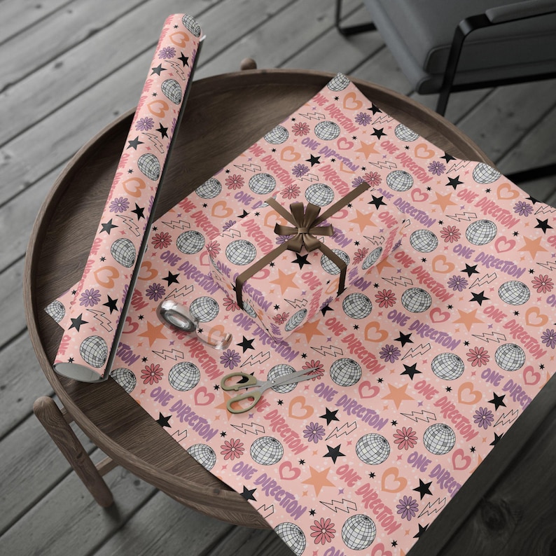One Direction Inspired Pastel Gift Wrap - Etsy