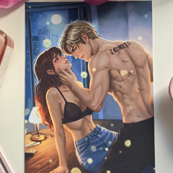 Shatter Me Aaron Warner and Juliette Ferrars inspired art