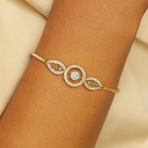 Beautiful bracelet, 925 silver bracelet, bracelet for women, zircons bracelet, gifts for her, gold-plated bracelet, minimal design