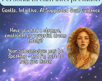 Interpretación personal de sueños (PDF): Percepción espiritual suave con inteligencia artificial, lectura simbólica de sueños y reflexión emocional.