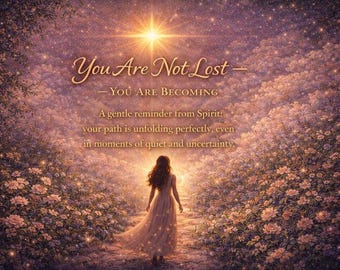 No estás perdido, te estás transformando / Audio espiritual MP3 de 6 minutos / Mensaje apacible para tiempos de incertidumbre / Descarga de sanación digital
