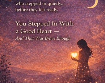 Actuaste con buen corazón, y eso fue suficiente valentía / Audio espiritual MP3 / Mensaje del alma para corazones sensibles / Descarga digital