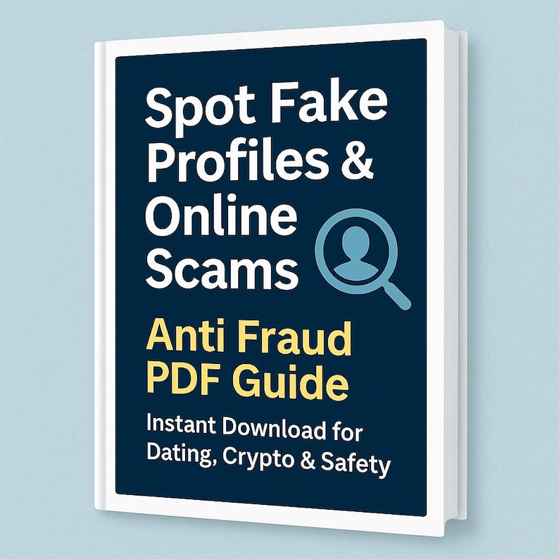 Fake Profile & Online Scam Detection Guide | Instant Download PDF - Etsy