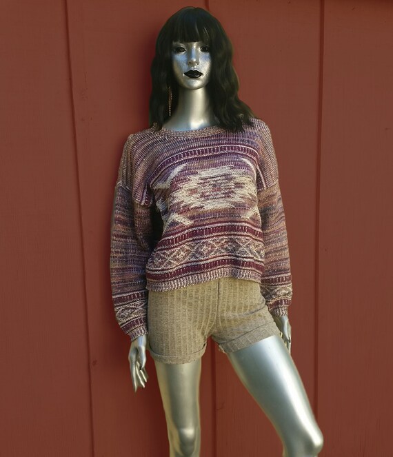 Cottagecore vintage cropped sweater!