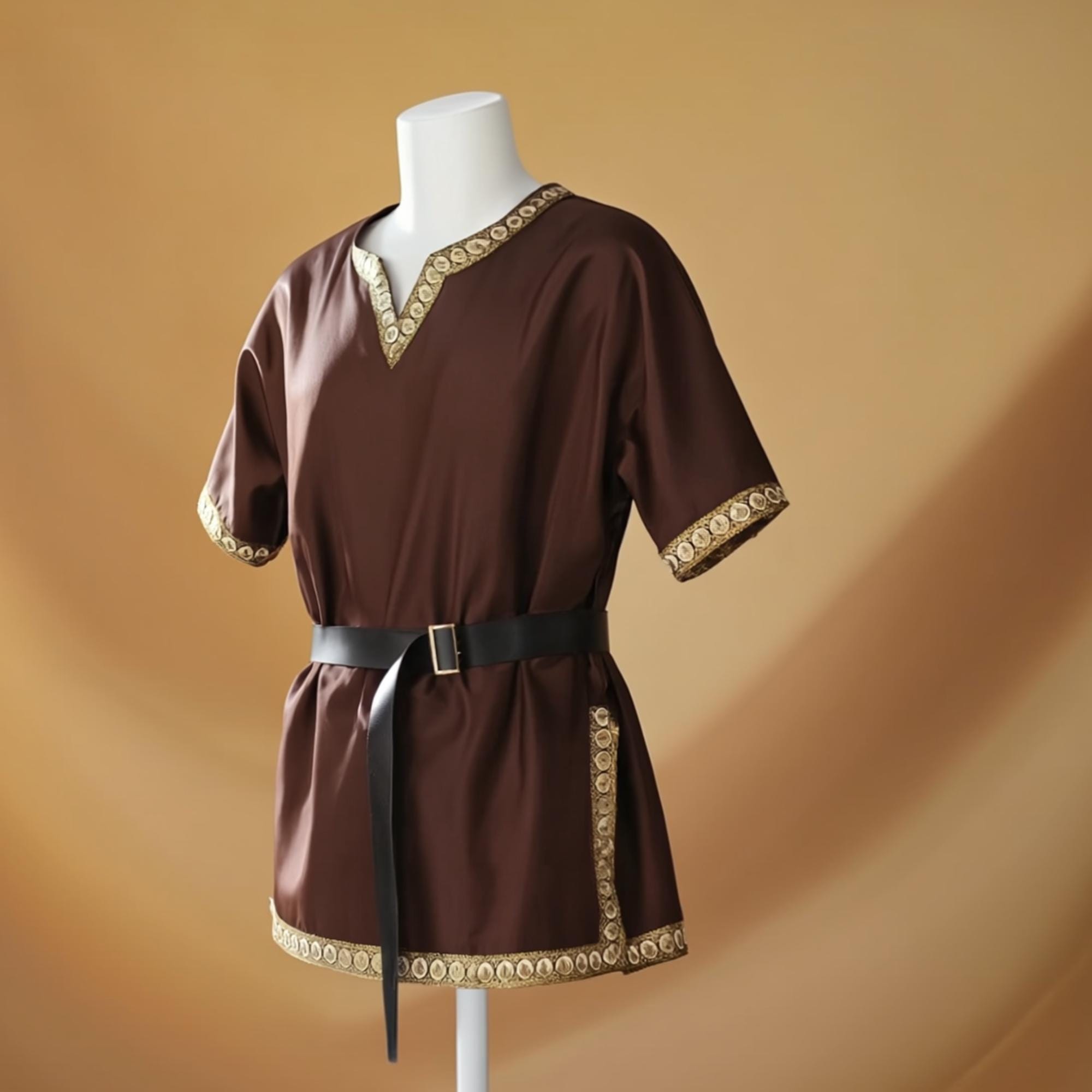 Medieval Viking Tunic for Men | Norse Warrior Costume Shirt ...