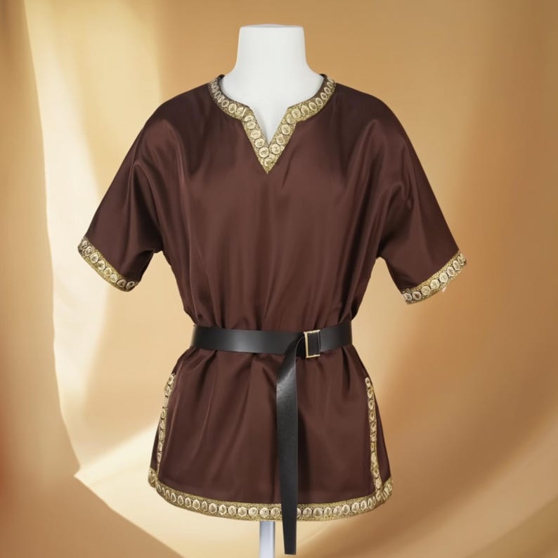 Medieval Viking Tunic for Men | Norse Warrior Costume Shirt ...