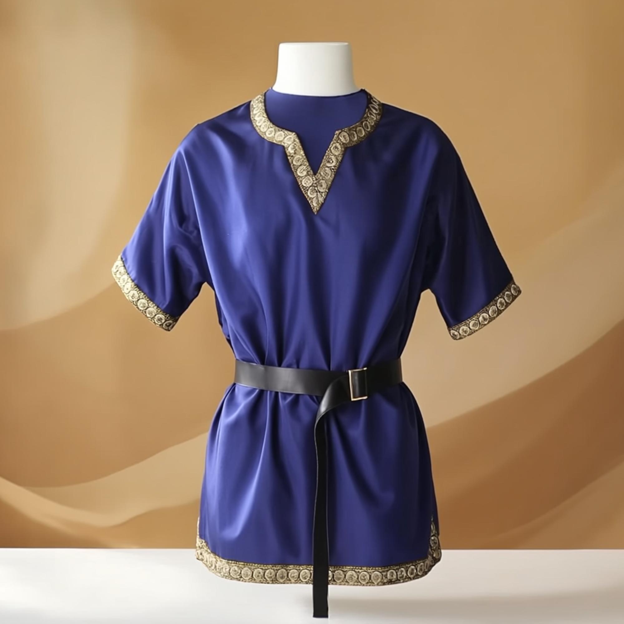 Medieval Viking Tunic for Men | Norse Warrior Costume Shirt ...