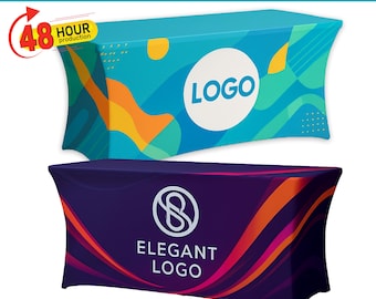 Personalized Logo Tablecloth: Custom Printed Polyester Table Cover