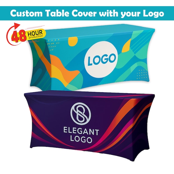 Personalized Logo Tablecloth: Custom Printed Polyester Table Cover