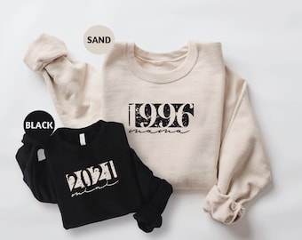 Custom Mama Mini Sweatshirt, Matching Mommy and Me Hoodies, Mama & Mini Matching Outfits, Mama Baby Set, Mother’s Day Sweatshirt