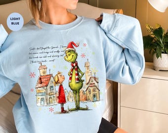 Felpa natalizia del Grinch, Felpa con cappuccio dell'albero di Natale del Grinch, Felpa Grinchy, Felpa natalizia Grinch, Maglione con albero stravagante, Maglietta regalo del Grinch