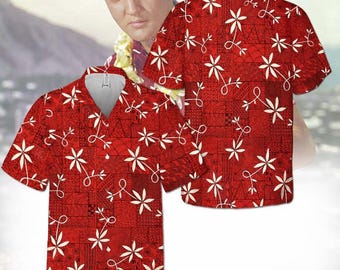 Elvis Presley Hawaiian Shirt, Elvis King Of Music Button Shirt, Elvis King Of Rock Shirt, Rock N Roll Fan Gift, Gift For Her