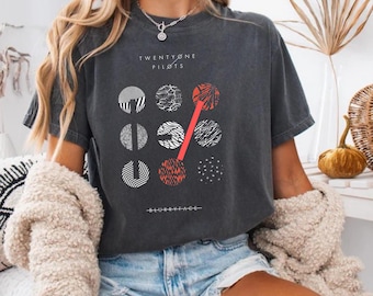 Comfort Colors Twenty One Pilots T-Shirt -DTF Print– Blurryface Album Design (XS–5XL)