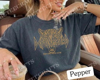 Def Leppard T-Shirt – Pour Some Sugar On Me Graphic | DTF Print  | S–5XL
