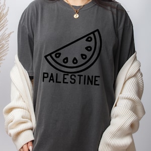 PALESTINE Graphic T-Shirt – Unisex, 100% Cotton, Minimal Design, Wear Your Message, Perfect for Everyday Style