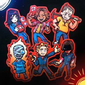 Mouthwashing Stickers