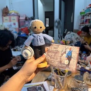 Custom Crochet Portrait Doll: Personalized Amigurumi Keepsake Figure